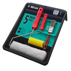 Kit para pintura atlas 5 pecas 1002