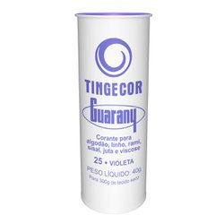 Corante em po guarany 40g - violeta