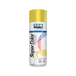 Tinta spray metalico tekbond 350ml ouro