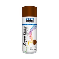 Tinta spray metalico tekbond 350ml bronze