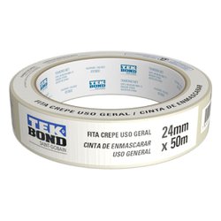 Fita crepe tekbond 24mm x 50m