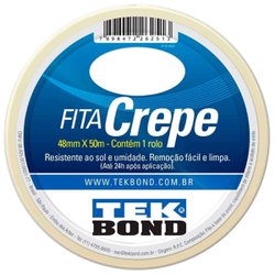 Fita crepe tekbond 48mm x 50m