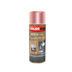 Tinta spray metallik colorgin 350ml interior rose gold - 56