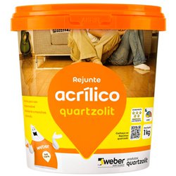 Rejunte acrilico quartzolit branco