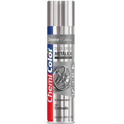 Tinta spray metalica chemicolor 400ml cromado - 099