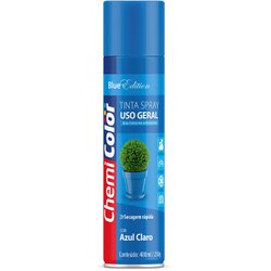 Tinta spray uso geral chemicolor 400ml azul claro - 090