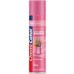 Tinta spray uso geral chemicolor 400ml rosa - 131