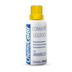 Corante liquido chemicolor 50ml - amarelo