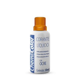 Corante liquido chemicolor 50ml - ocre