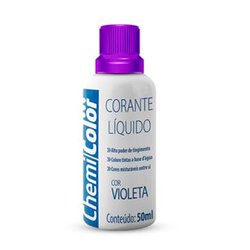 Corante liquido chemicolor 50ml - violeta