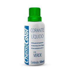 Corante liquido chemicolor 50ml - verde