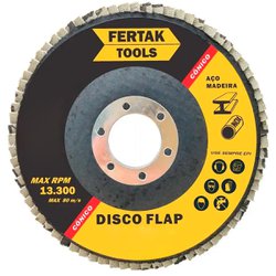 Disco flap conico fertak 115mm - 100