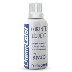 Corante liquido chemicolor 50ml - branco
