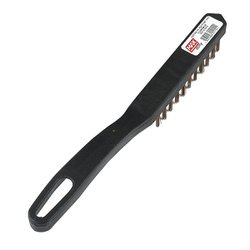 Escova de aco max cabo plastico - 3 fileiras 415315