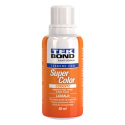 Corante liquido tekbond 50ml - laranja