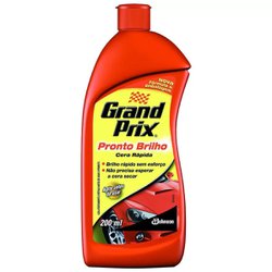 Cera automotiva liquida grand prix 200ml pronto brilho