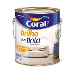 Brilho para tinta coral incolor 3,6l