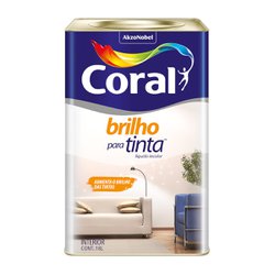 Brilho para tinta coral incolor 18l