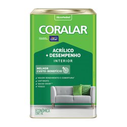 Coralar acrilico mais desempenho lata - amarelo frevo