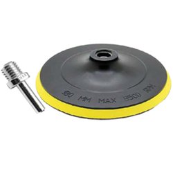 Suporte para disco de lixa aderente fertak 115mm - m14 com adaptador