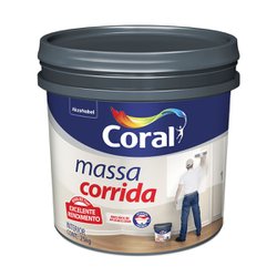 Massa para pintura coral pva - balde plastico 25kg