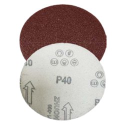 Disco de lixa aderente fertak sem furo 125 x 22mm grao 40