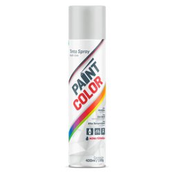 Tinta spray uso geral paintcolor 400ml branco fosco - 152