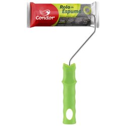 Rolo de poliester cinza condor 09cm com cabo - 8094