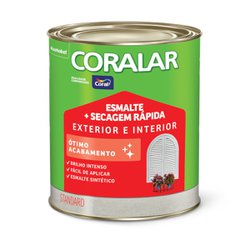 Coralar esmalte mais secagem rapida 1/4 - marrom