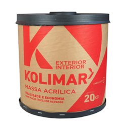 Massa para pintura kolimar acrilica - barrica 20kg