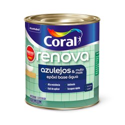 Renova azulejos coral branco acetinado 1/4