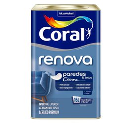 Renova paredes coral branco fosco 16l