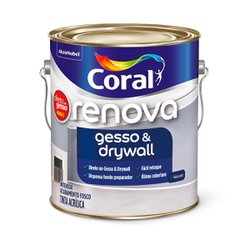 Renova gesso e drywall coral branco fosco 3,6l