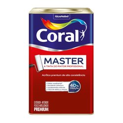 Coral master acrilico premium lata - branco