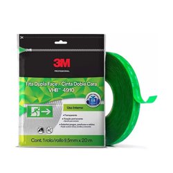 Fita dupla face vhb 3m 9,5mm x 20m uso interno 4910
