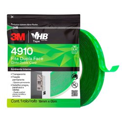 Fita dupla face vhb 3m 12mm x 05m uso interno 4910