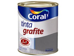 Tinta grafite coral cinza claro 1/4