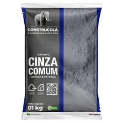 Cimento comum construcola cinza