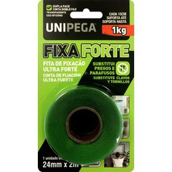 Fita dupla face gel fixa forte unipega 24mm x 2,0m