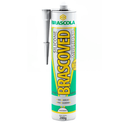 Silicone acetico brascoved incolor 280g