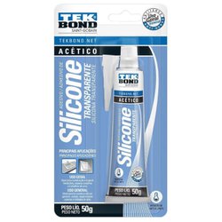 Silicone acetico tekbond incolor 50g blister