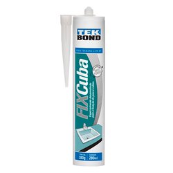 Fixa cuba tekbond cinza 280ml/380g