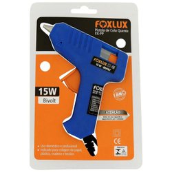 Pistola de cola quente foxlux 15w pequena