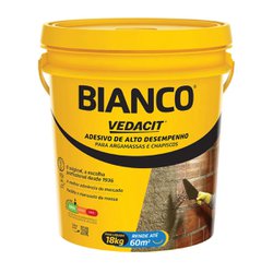 Adesivo bianco vedacit para chapisco balde 18kg