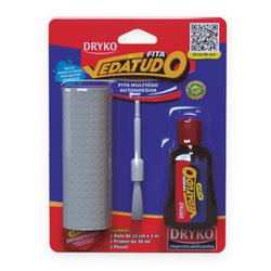 Veda fita kit pratico dryko 10cm x 01m - com primer 30ml