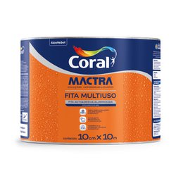 Veda fita mactra 10cm x 10m - aluminio