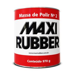 Massa para polir maxirubber n2 970g