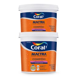 Adesivo estrutural epoxi mactra compoxi cinza 1kg