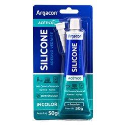 Silicone acetico argacon incolor 50g - bisnaga