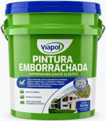 Pintura emborrachada viapol branco 14l